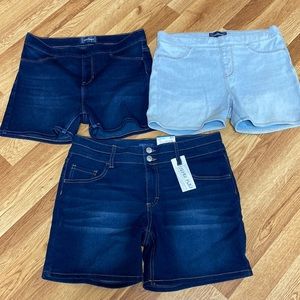 3 pair Girls Old Navy and Arizona shorts